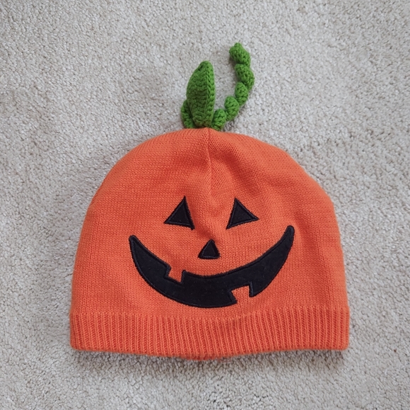 Knit Pumpkin Hat - Picture 5 of 7